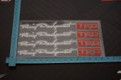 Toyota TRD Racing Development Kapı Kolu Ayna Torpido Sticker thumbnail 7