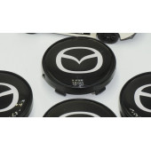 Mazda Jant Göbeği Siyah Kapak Seti 60mm thumbnail 3