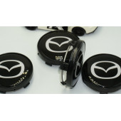 Mazda Jant Göbeği Siyah Kapak Seti 60mm thumbnail 4