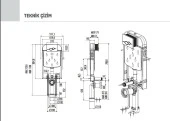 Creavit Gömme Rezervuar Seti 8 cm GR5001+GP3002 *2 Lİ SET* thumbnail 2