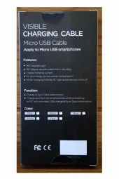 Doppler I-Cable Micro USB Işıklı, Pembe, Şarj Kablosu thumbnail 5