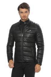 Pierre Cardin Erkek Suni Deri Ceket thumbnail 1