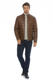 Pierre Cardin Erkek Suni Deri Ceket thumbnail 6