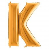 FOLYO BALON K HARF GOLD 102CM (DÜ 50) thumbnail 1