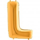 FOLYO BALON L HARF GOLD 102CM (DÜ 50) thumbnail 2