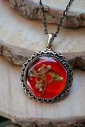 STONEAGE JEWELLERY Kuru Çiçek Bayan Kolye thumbnail 1