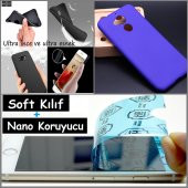 NOKİA 8 Kaliteli Soft Silikon Kılıf + Nano Ekran Koruyucu thumbnail 1