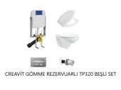 Creavit GR5001 - Tp320 Gömme Rezervuar Seti 5 PARÇA  ORJİNAL SET thumbnail 2