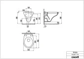 Creavit GR5001 - Tp320 Gömme Rezervuar Seti 5 PARÇA  ORJİNAL SET thumbnail 7
