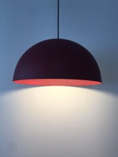 MYLİGHTS  BORDO METAL SARKIT AVİZE  40CM CAP thumbnail 2