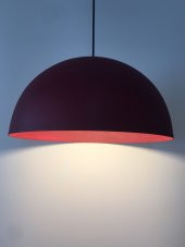 MYLİGHTS  BORDO METAL SARKIT AVİZE  40CM CAP thumbnail 3