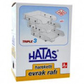 3 Katlı Hareketli ŞEFAF Organizer Evrak Rafı thumbnail 2