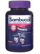 Sambucol Plus Kids Yummies 60 Çiğneme Tableti 2 Adet thumbnail 3