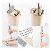 KALİTE Spin Mop Tablet Mop Seti 5 lt Yeni Nesil Temizlik thumbnail 2