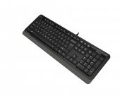 A4 TECH FK10 FN-MULTİMEDYA Q KLAVYE USB GRİ thumbnail 2