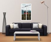 Pencere, Teleferik Duvar Sticker thumbnail 2