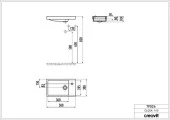 Creavit Elmas Lavabo 30*50 TP026 thumbnail 2