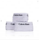 Calvin Klein Boxer 3 Lü Set(BEYAZ ZEMİN) thumbnail 5