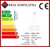 Eray Aydınlatma 2002-2 By Led Beyaz Avize thumbnail 3