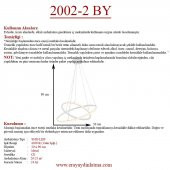 Eray Aydınlatma 2002-2 By Led Beyaz Avize thumbnail 4