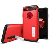 Spigen Apple iPhone 8 - iPhone 7 Kılıf Slim Armor Crimson Red - 0 thumbnail 1