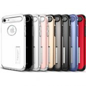 Spigen Apple iPhone 8 - iPhone 7 Kılıf Slim Armor Crimson Red - 0 thumbnail 3