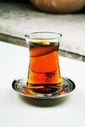 Orijinal İşlemeli Bakır Çay Tabağı 6 Adet thumbnail 2