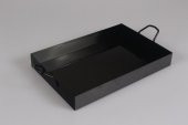 Galvaniz Tepsi Kulplu Siyah Renk 21.5 Cm thumbnail 4