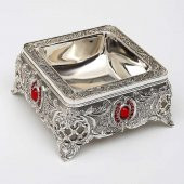 Kare Kırmızı Taşlı Küllük thumbnail 2