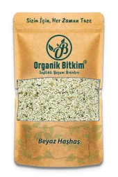 Organik Bitkim Beyaz Haşhaş 500 gr thumbnail 1