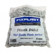PLASTİK DÜBEL - 8 mm. - 500 ADET thumbnail 1