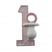 12 Adet 3x8cm Biberonlu 1 Yaş Biblo thumbnail 1