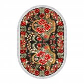 Decoling İpek 1785 Dekoratif Oval Halı thumbnail 4