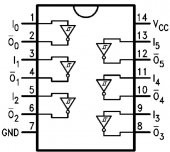74HC14 Dip-14 Hex Schmitt Trıgger thumbnail 2