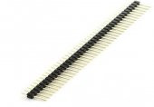 40 Pin Tek Sıra Erkek Header 2.54 mm - Siyah thumbnail 1