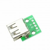 Usb Type A Dişi Soket Pcb Modülü - 4 Pin thumbnail 2