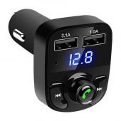 Bluetooth Araç Kiti Fm Transmitter Micro SD USB Girişli thumbnail 3