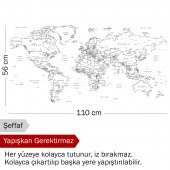 EVBUYA DÜNYA HARİTASI AKILLI KAĞIT thumbnail 3