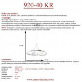 Eray Aydınlatma 920-40 Krom Led Avize thumbnail 3