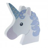 Ahşap Led Işıklı Pilli Unicorn Dekor thumbnail 1