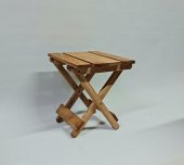 Ahşap Katlanır Tabure 1 Adet 30 cm x 36 xm thumbnail 2