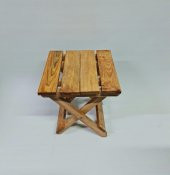 Ahşap Katlanır Tabure 1 Adet 30 cm x 36 xm thumbnail 4
