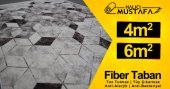 FİBER TABAN KAYMAZ TABAN HALI  (4m2 & 6m2) thumbnail 2
