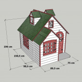 Mandu Ahşap Oyun Evi (Playhouse) Beykoz thumbnail 5