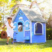 MANDU Ahşap Oyun Evi (Playhouse) Bodrum thumbnail 3