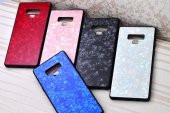 Galaxy Note 9 Kılıf Zore Marbel Cam Silikon thumbnail 3