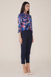 PANTOLON BAYAN 1695 LACİVERT thumbnail 2