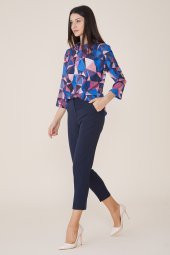 PANTOLON BAYAN 1695 LACİVERT thumbnail 5