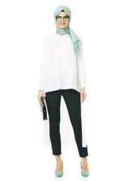 BAYAN KOT MODEL PANTOLONSORALLİNE1689SİYAH thumbnail 1