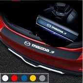 Mazda3 için Karbon Bagaj ve Kapı Eşiği Sticker Seti thumbnail 1